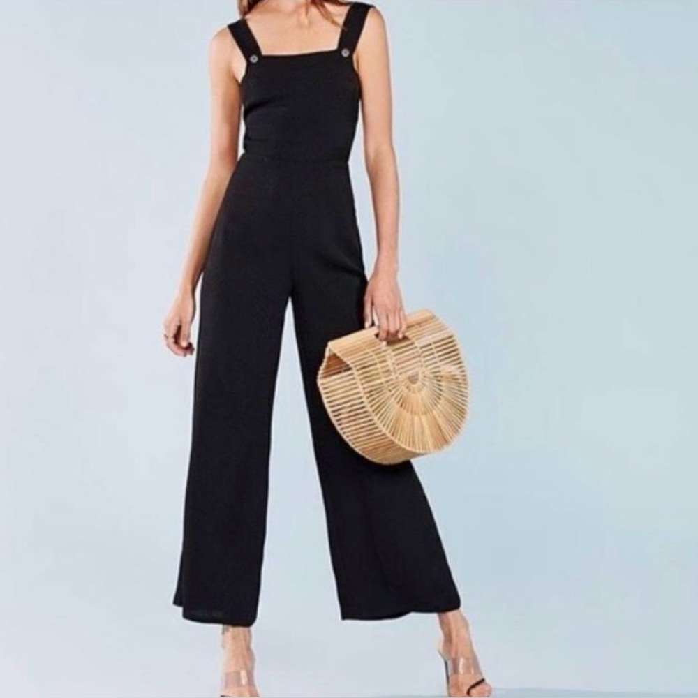 Reformation Cranston Cutout black jumpsuit